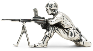 Illustration for article titled Sterling Silver Army Men Guarantee Your Kids Are Adequately Spoiled